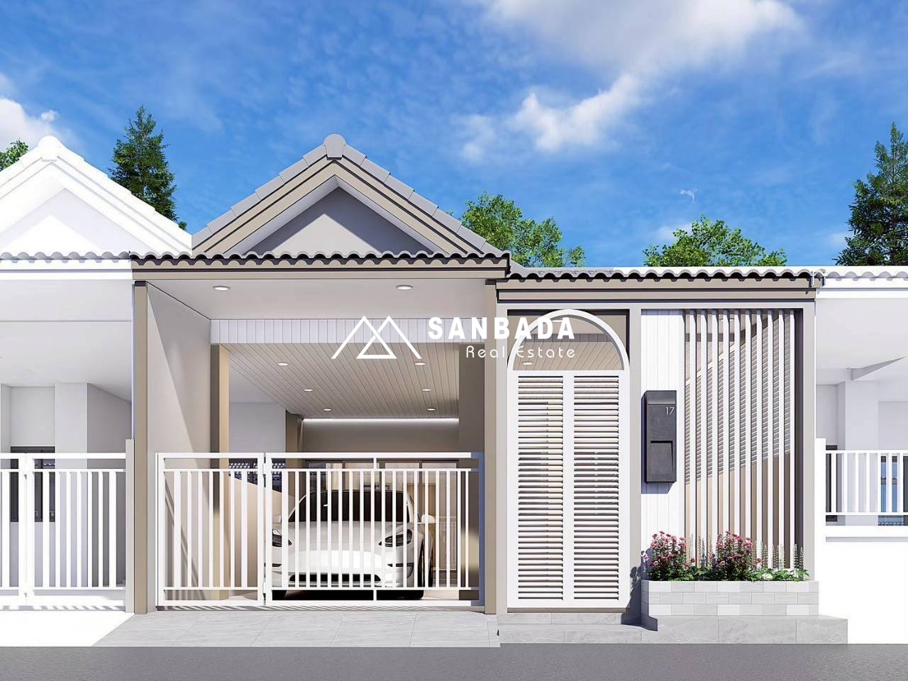 🏡 ทาวน์เฮ้าส์ชั้นเดียว- หมู่บ้านศรีสุชาติ แกรนด์วิลล์ 3 – รัษฎา