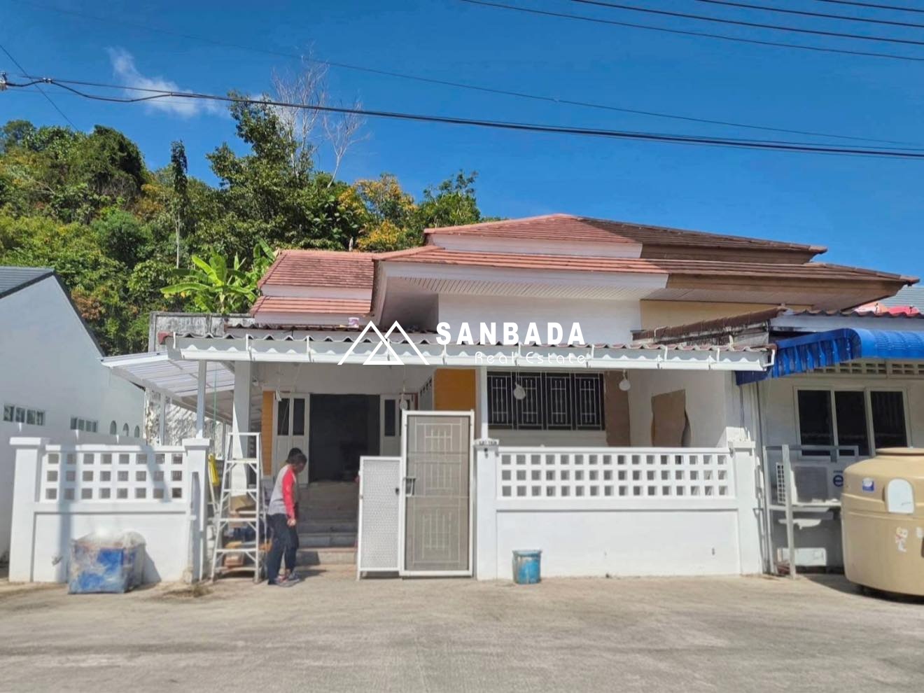 Двухквартирный дом, угловая секция – Жилой комплекс Chaofa Garden Home Village (Wang Thalang) | Wichit