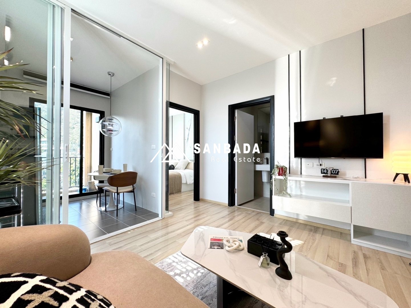 เดอะเบสอัพทาวน์ คอนโด - รัษฎา อาคาร B ชั้น 6 | ห้องมุม