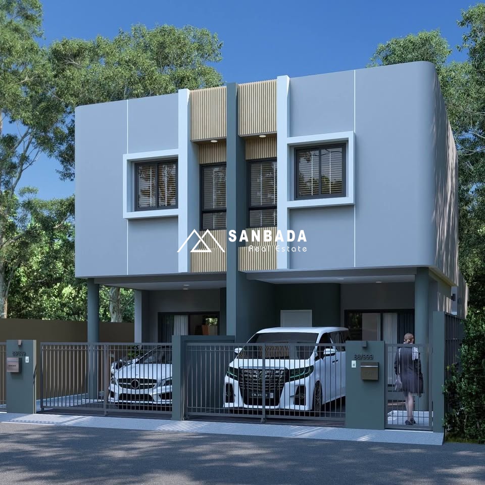 Дома-близнецы, деревня Маникрам (новые постройки)