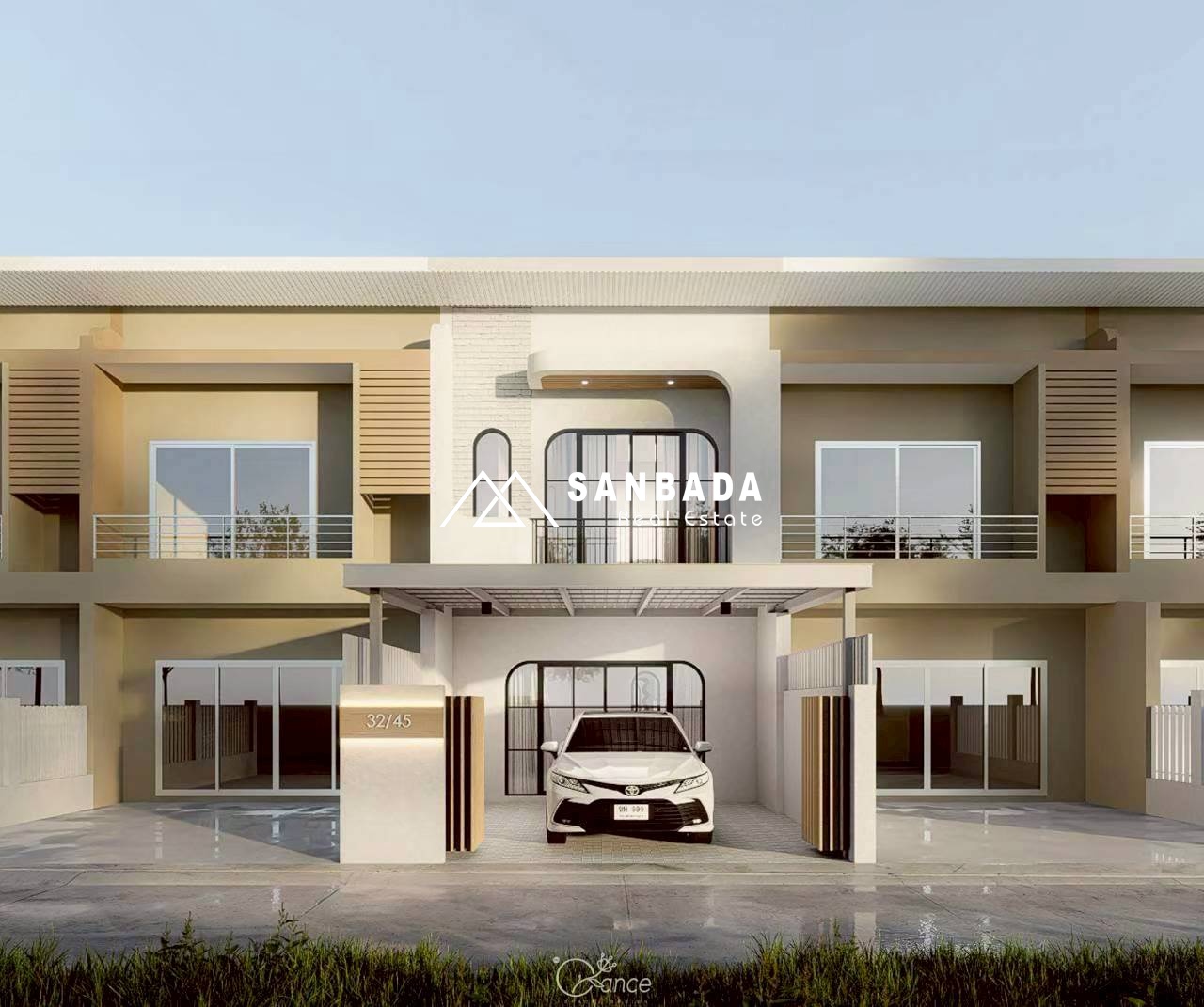 ทาวน์เฮาส์ 2 ชั้น โซนกะทู้ – ตรงข้ามคอนโดพลัส 1