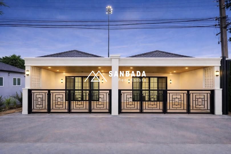 บ้านแฝด สุขสันต์ 2 ราไวย์ | ชั้นเดียว พร้อมเฟอร์ 