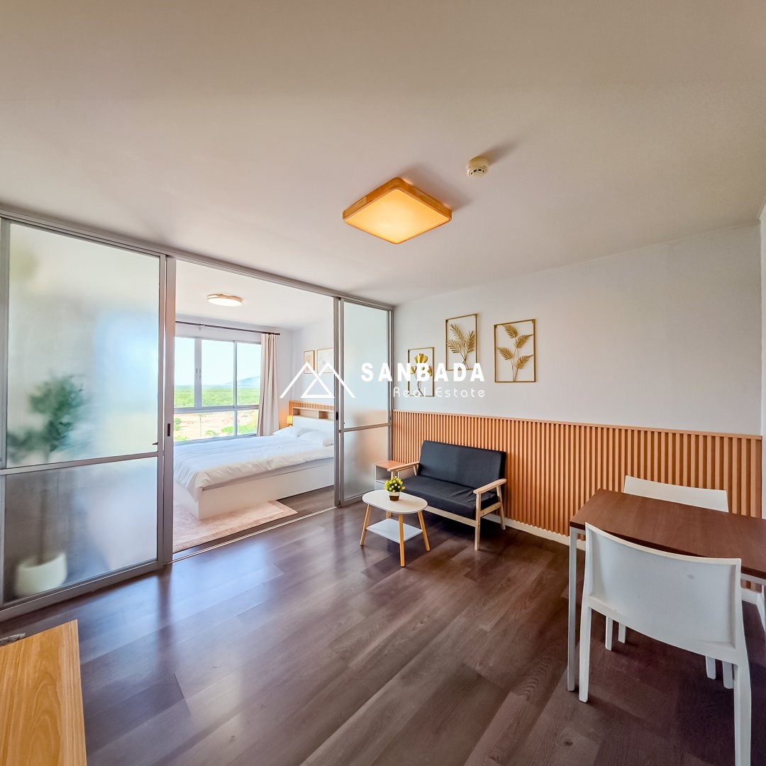 คอนโด Dcondo Campus Resort กู้กู | ชั้นสูง เฟอร์ครบ